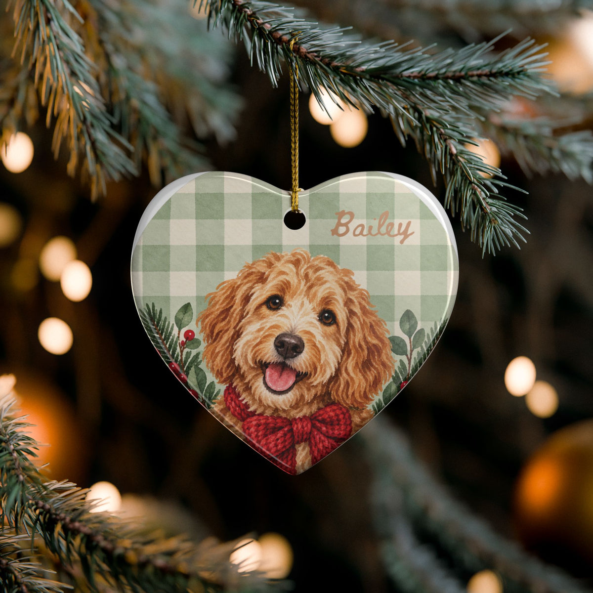 Copy of Personalized Pet Christmas Ceramic Ornament Dog & Cat Keepsake