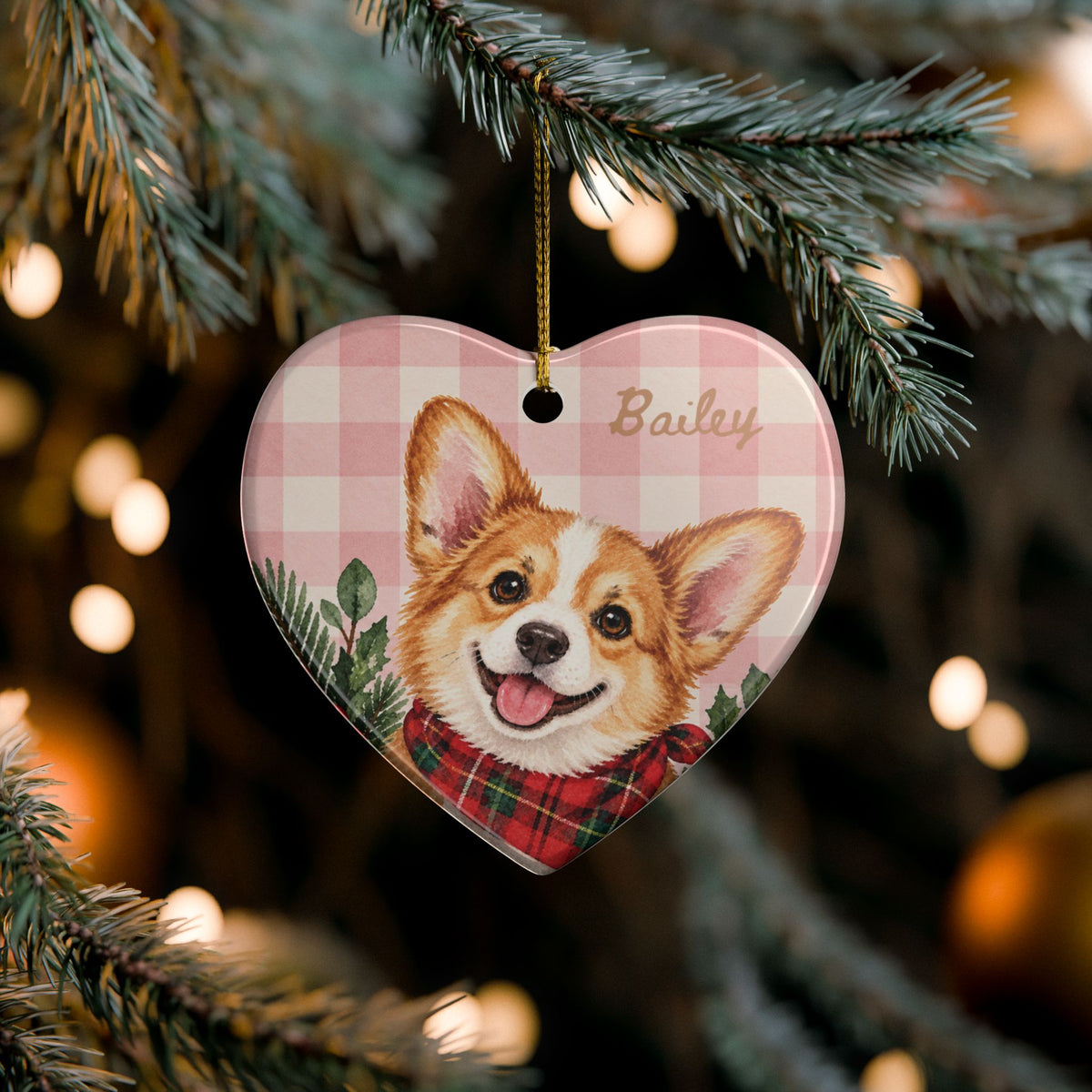 Copy of Personalized Pet Christmas Ceramic Ornament Dog & Cat Keepsake
