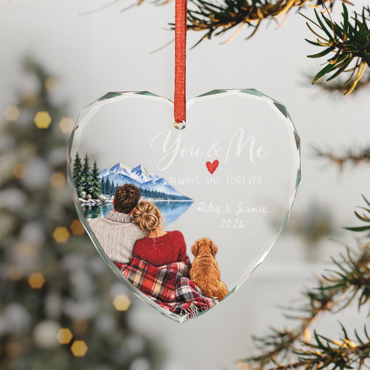 Signature Crystal Christmas Ornament