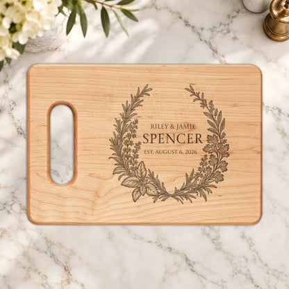 Atelier Engraved Personalized Wooden Cutting Board