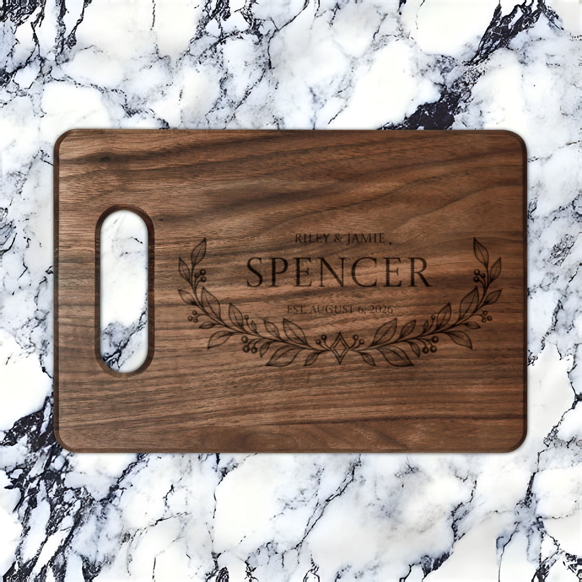 Atelier Engraved Personalized Wooden Cutting Board