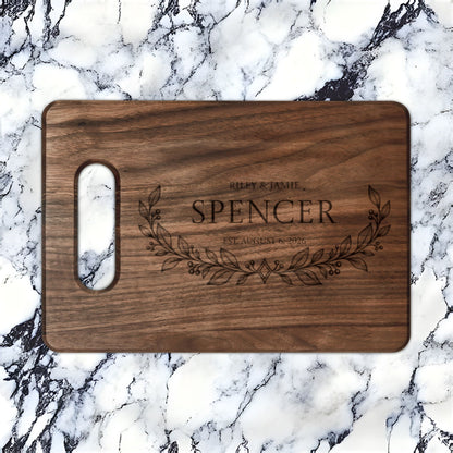 Atelier Engraved Personalized Wooden Cutting Board
