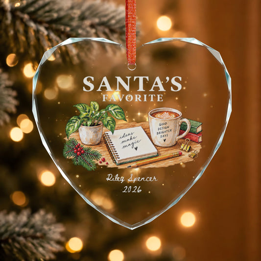 Signature Crystal Christmas Ornament