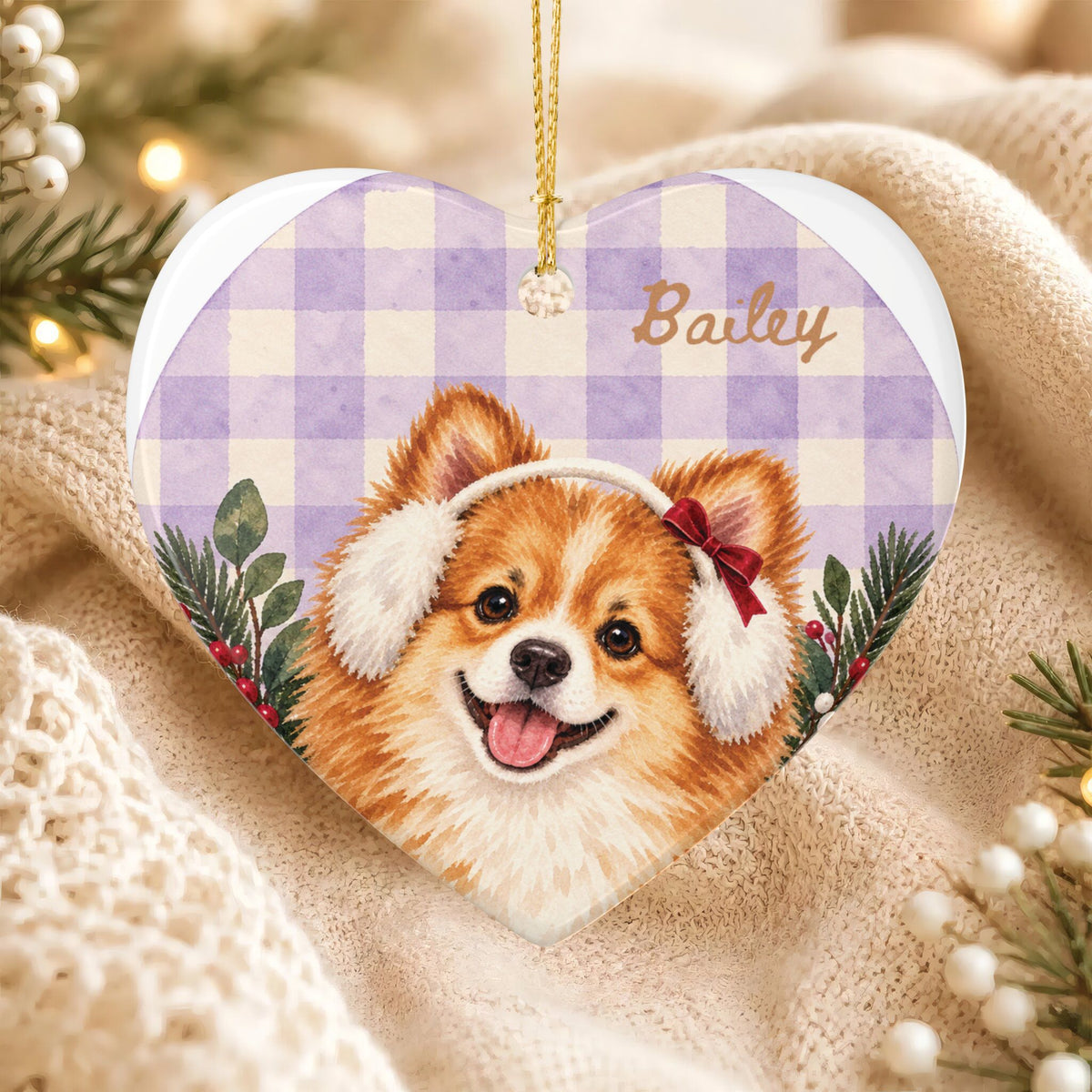 Copy of Personalized Pet Christmas Ceramic Ornament Dog & Cat Keepsake