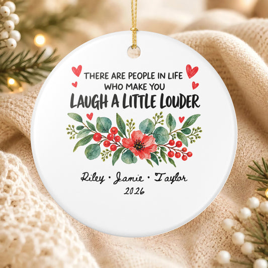 Heritage Single-Sided Ceramic Ornament