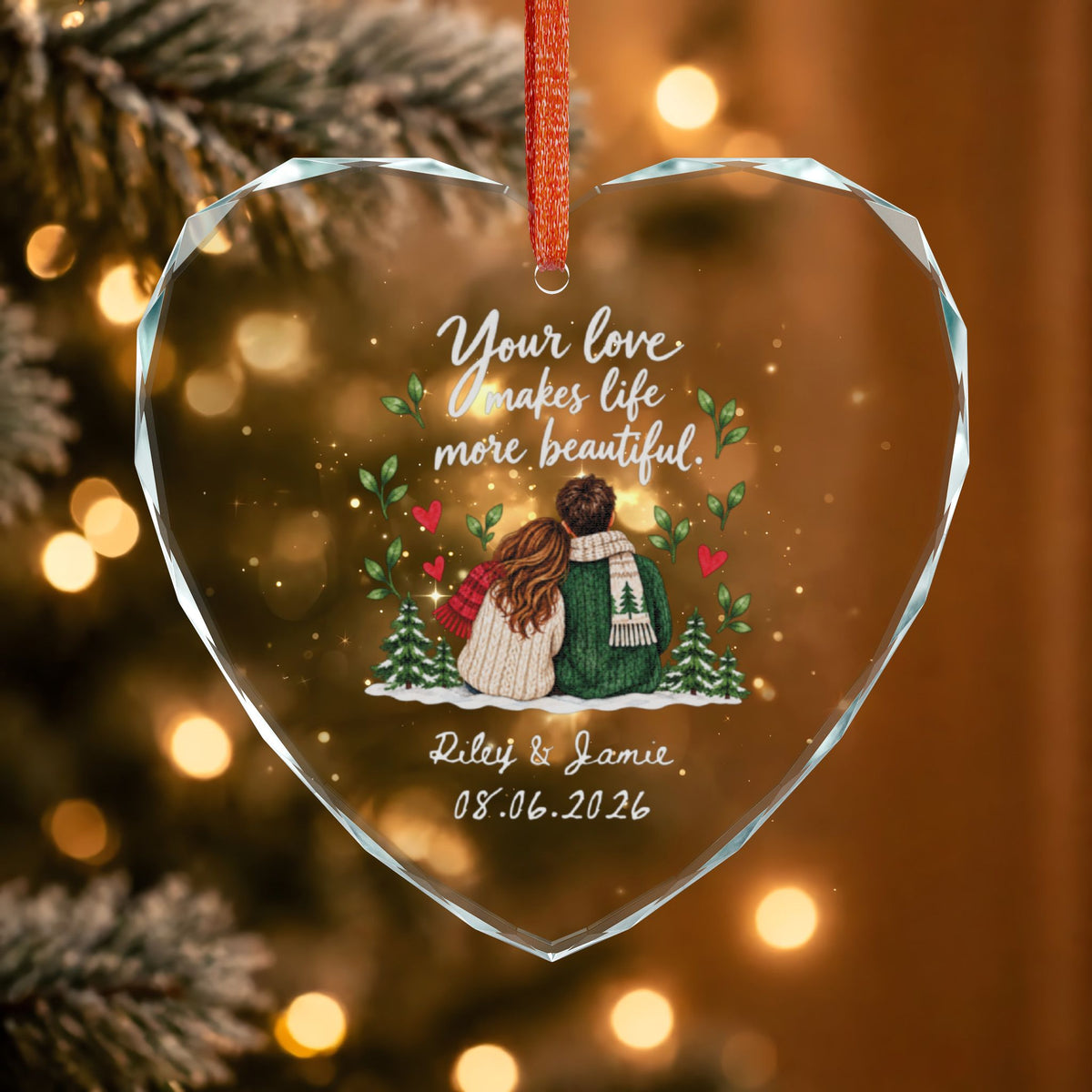 Signature Crystal Christmas Ornament