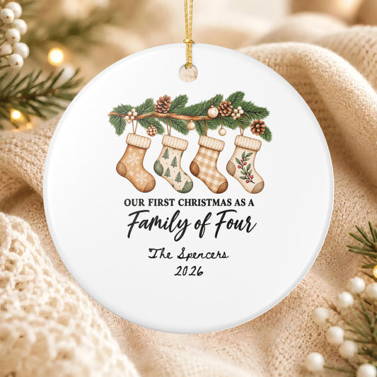 Heritage Single-Sided Ceramic Ornament