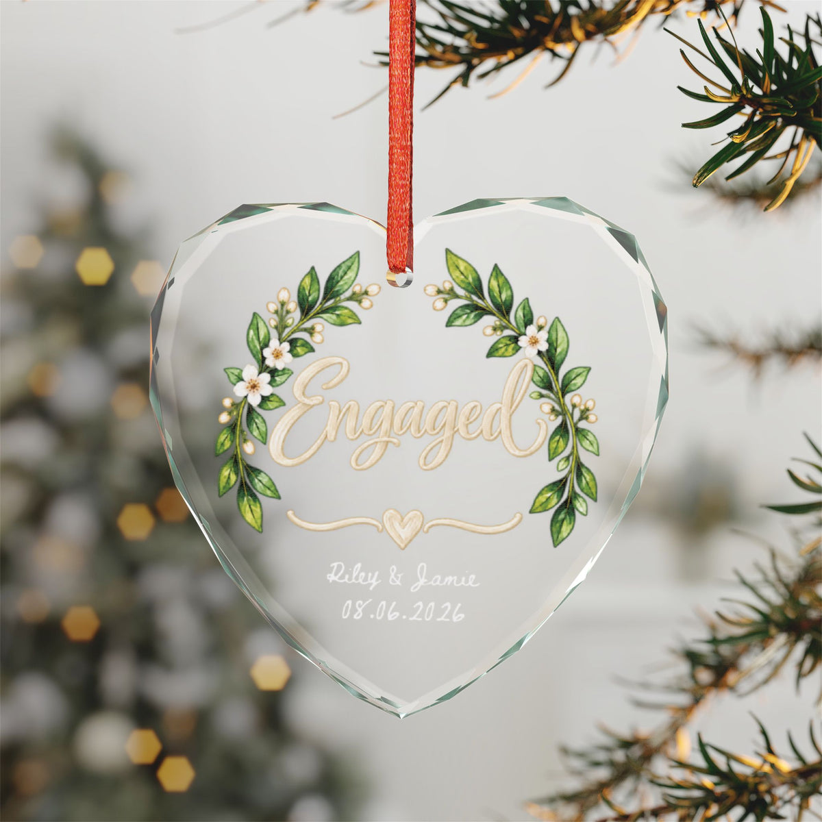 Signature Crystal Christmas Ornament