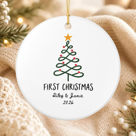 Heritage Single-Sided Ceramic Ornament
