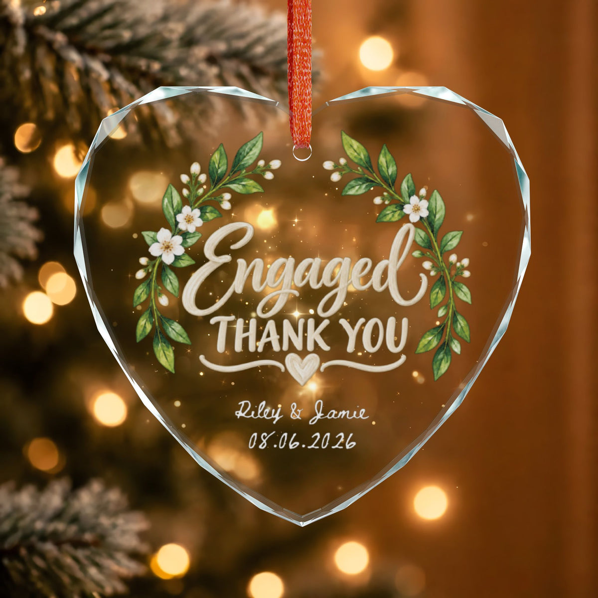 Signature Crystal Christmas Ornament