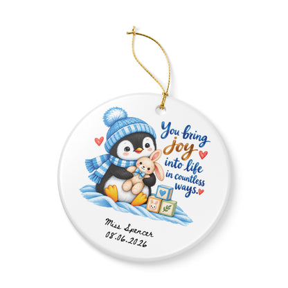 Heritage Single-Sided Ceramic Ornament