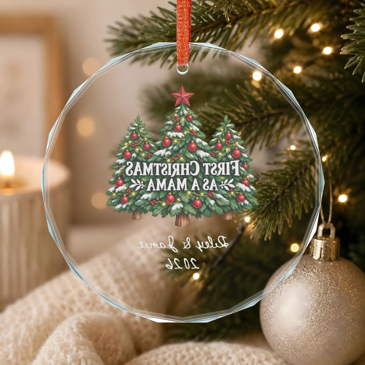 Signature Crystal Christmas Ornament