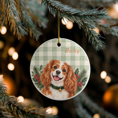 Copy of Personalized Pet Christmas Ceramic Ornament Dog & Cat Keepsake