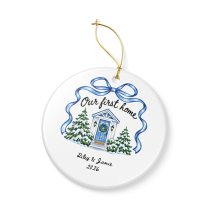 Heritage Single-Sided Ceramic Ornament