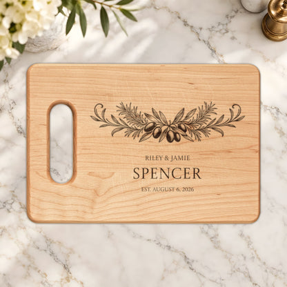 Atelier Engraved Personalized Wooden Cutting Board