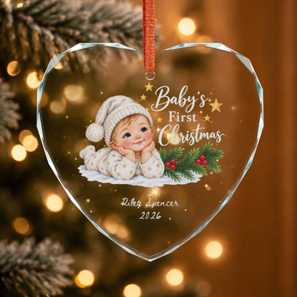 Signature Crystal Christmas Ornament
