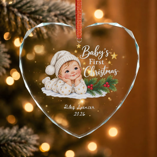 Signature Crystal Christmas Ornament