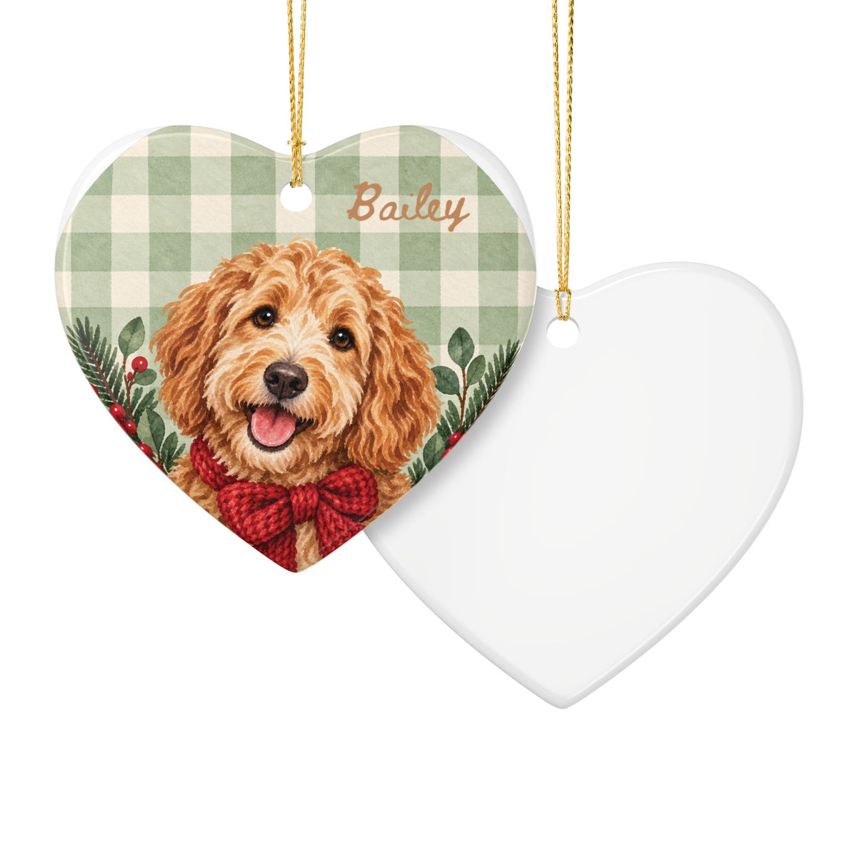 Copy of Personalized Pet Christmas Ceramic Ornament Dog & Cat Keepsake
