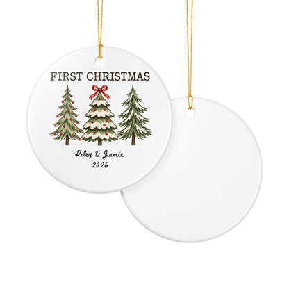 Heritage Single-Sided Ceramic Ornament