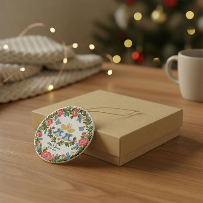 Heritage Single-Sided Ceramic Ornament