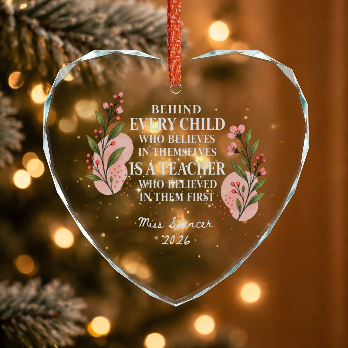 Signature Crystal Christmas Ornament