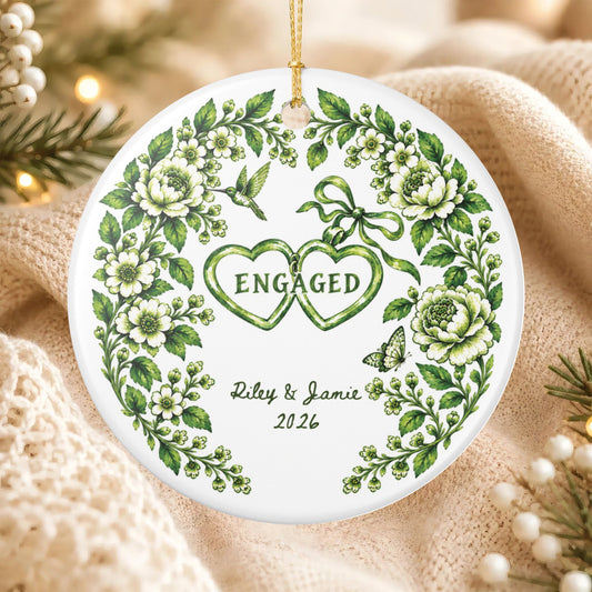 Heritage Single-Sided Ceramic Ornament