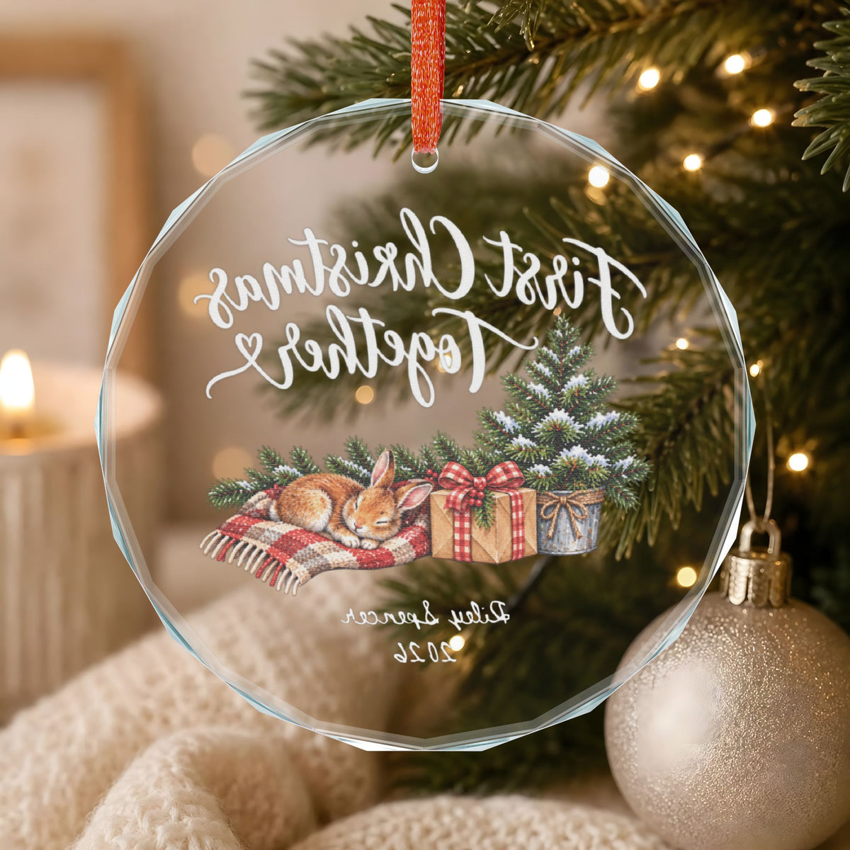 Signature Crystal Christmas Ornament