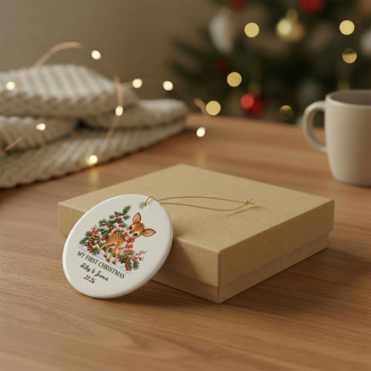 Heritage Single-Sided Ceramic Ornament