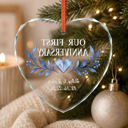 Signature Crystal Christmas Ornament