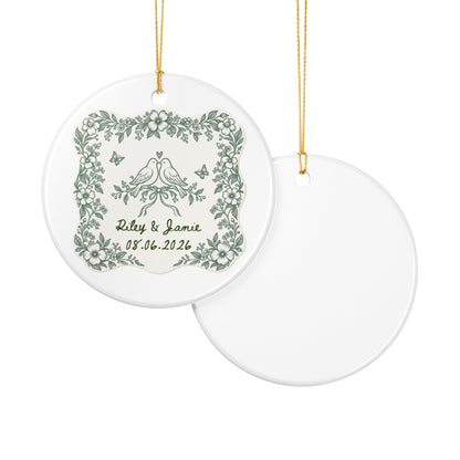 Heritage Single-Sided Ceramic Ornament