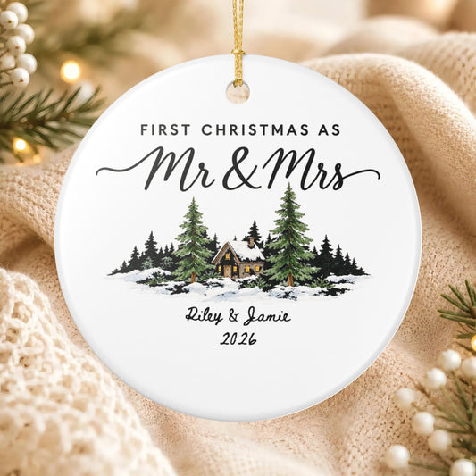 Heritage Single-Sided Ceramic Ornament
