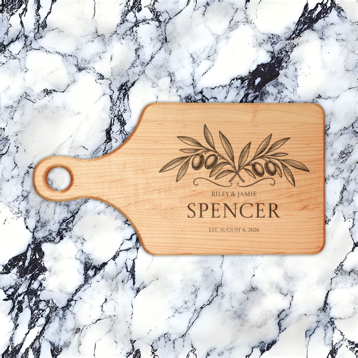 Atelier Engraved Personalized Wooden Cutting Board