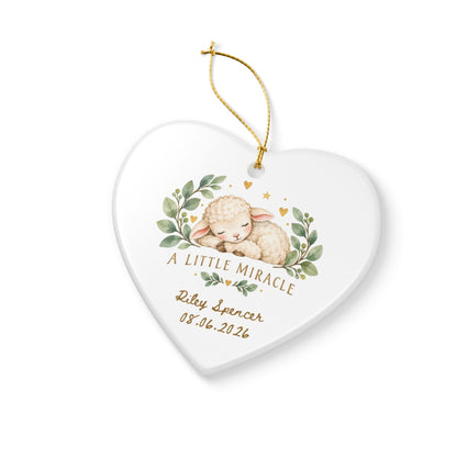 Heritage Single-Sided Ceramic Ornament