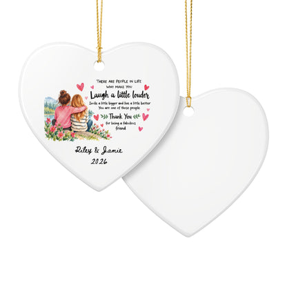 Heritage Single-Sided Ceramic Ornament