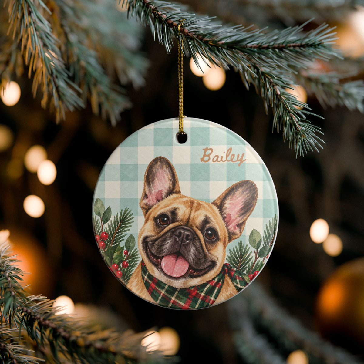 Copy of Personalized Pet Christmas Ceramic Ornament Dog & Cat Keepsake