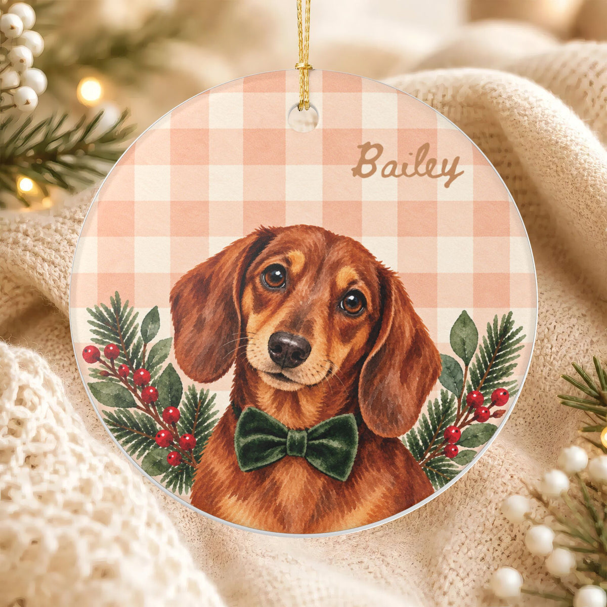 Copy of Personalized Pet Christmas Ceramic Ornament Dog & Cat Keepsake