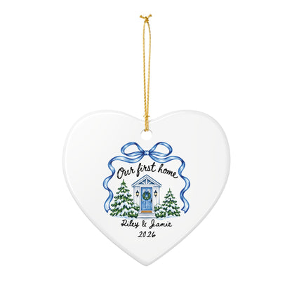 Heritage Single-Sided Ceramic Ornament