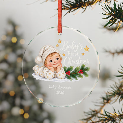 Signature Crystal Christmas Ornament