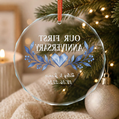 Signature Crystal Christmas Ornament