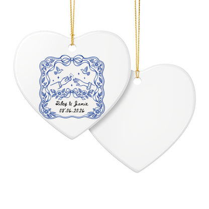 Heritage Single-Sided Ceramic Ornament