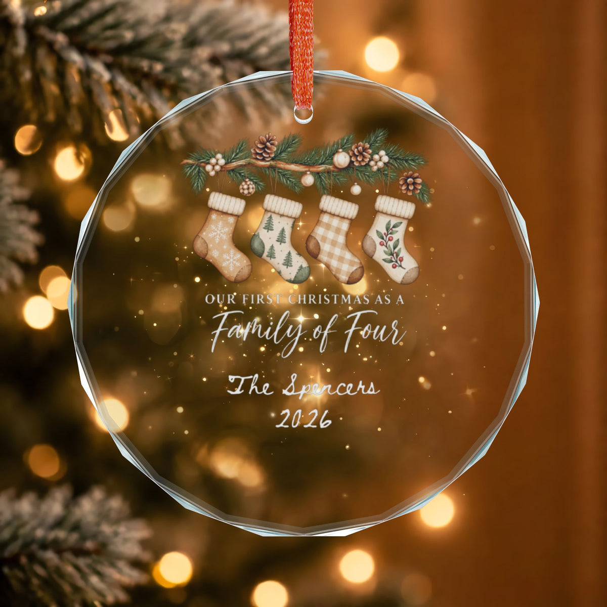 Signature Crystal Christmas Ornament
