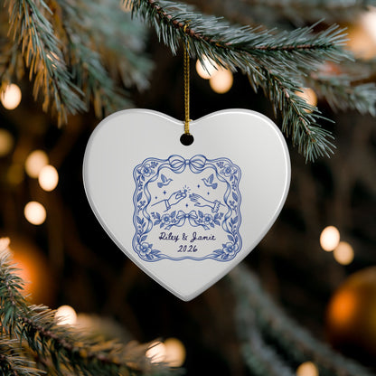 Heritage Single-Sided Ceramic Ornament