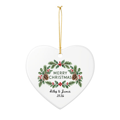 Heritage Single-Sided Ceramic Ornament