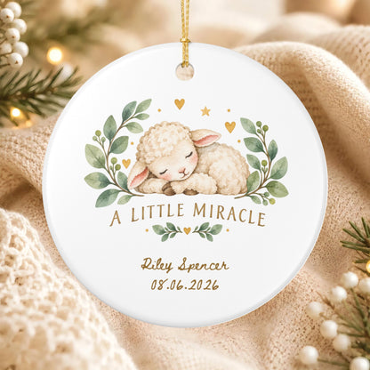 Heritage Single-Sided Ceramic Ornament