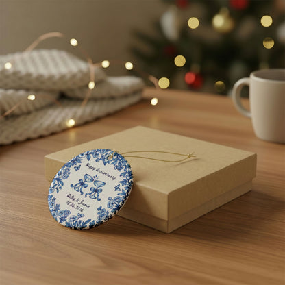 Heritage Single-Sided Ceramic Ornament