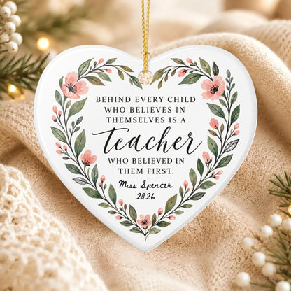 Heritage Single-Sided Ceramic Ornament