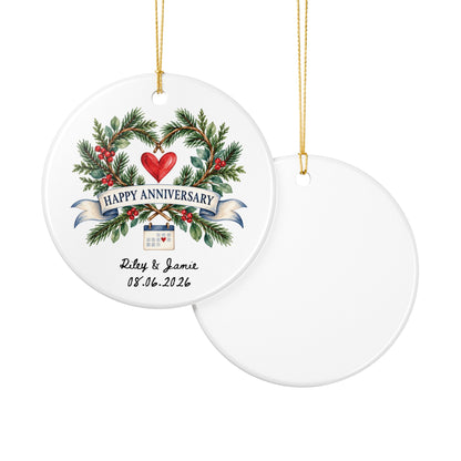 Signature Single-Sided Ceramic Ornament