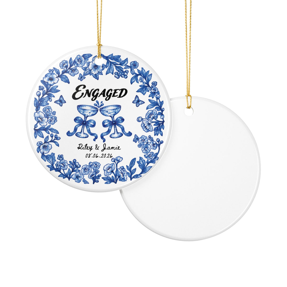 Heritage Single-Sided Ceramic Ornament