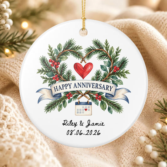 Signature Single-Sided Ceramic Ornament