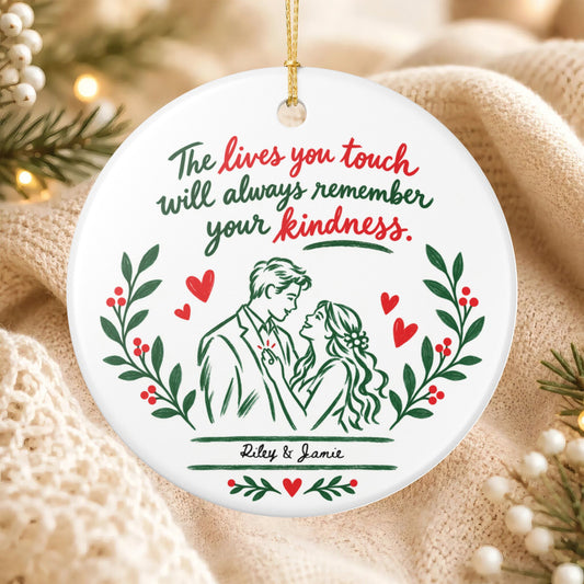 Heritage Single-Sided Ceramic Ornament